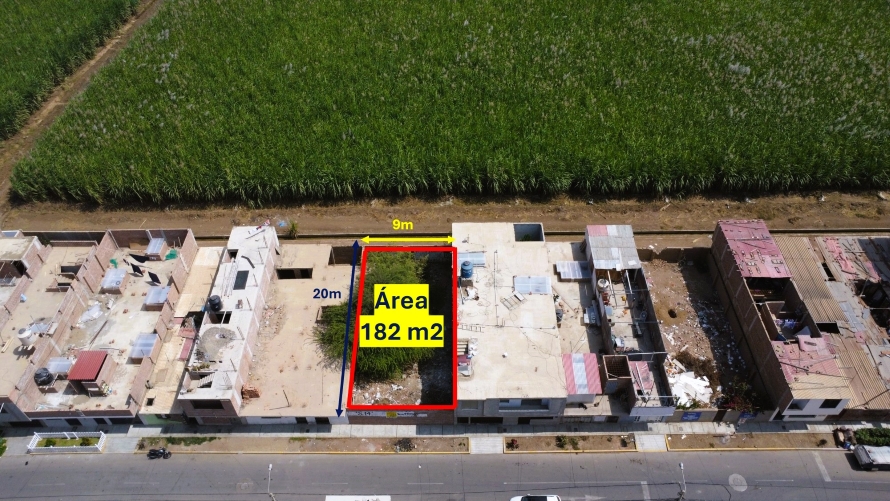 Terreno en la Urbanización Natasha a pasos del Mall